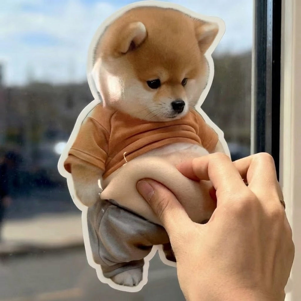 Chubby Shiba Silicone Sticker Protector