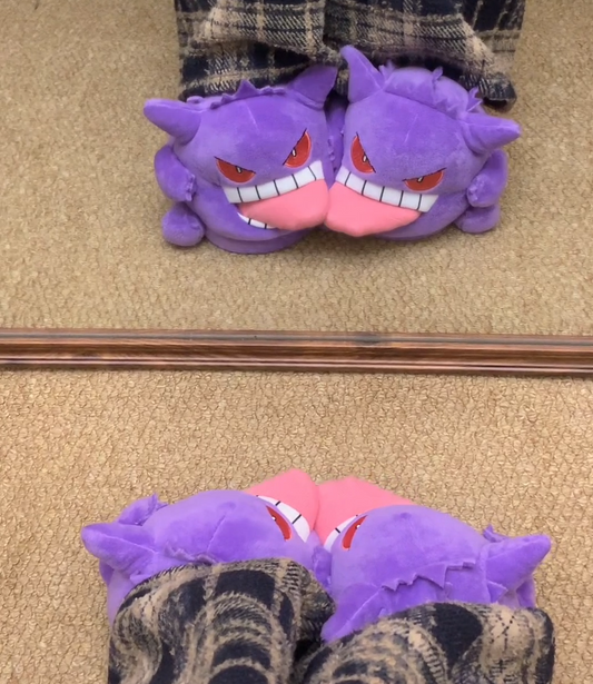 Gengar Plush Slippers -Cozy Pokemon Character House
Shoes for Adults