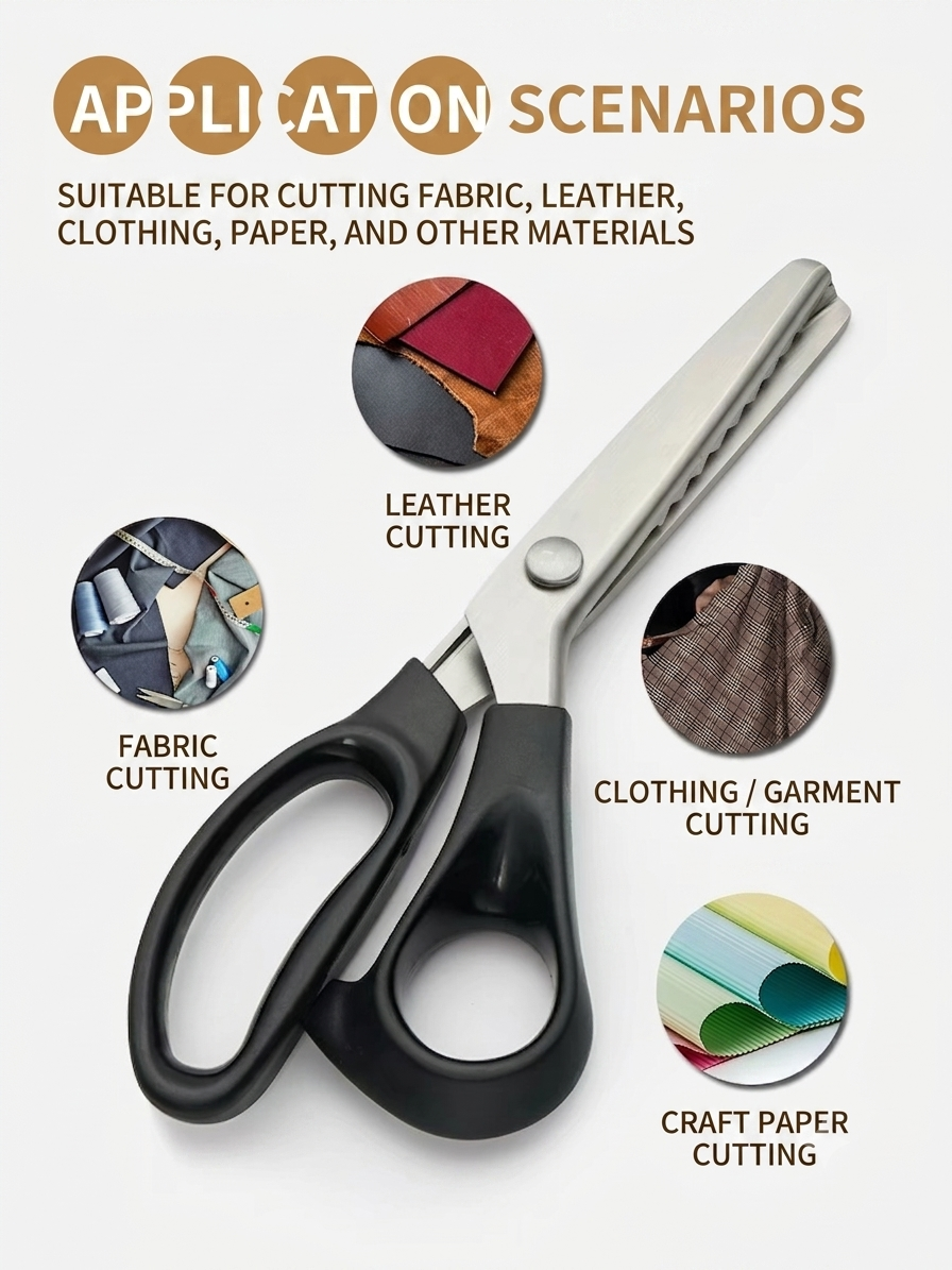 Pinking Shears β Zigzag Edge Fabric Scissors