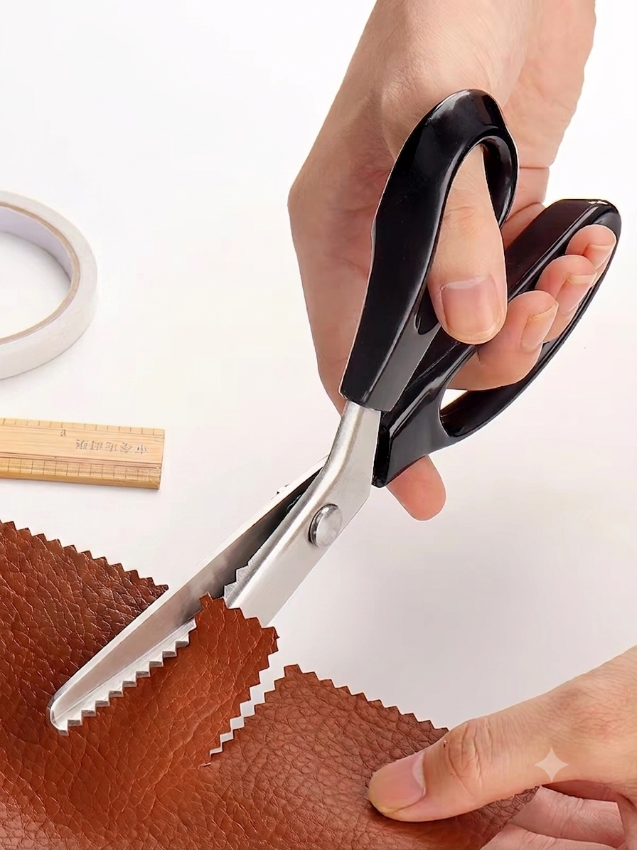 Pinking Shears β Zigzag Edge Fabric Scissors