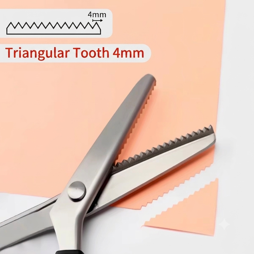Pinking Shears β Zigzag Edge Fabric Scissors