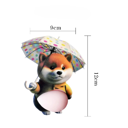 Chubby Shiba Silicone Sticker Protector