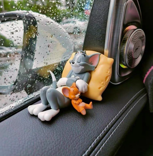 Tom & Jerry Cozy Ride Car Ornament