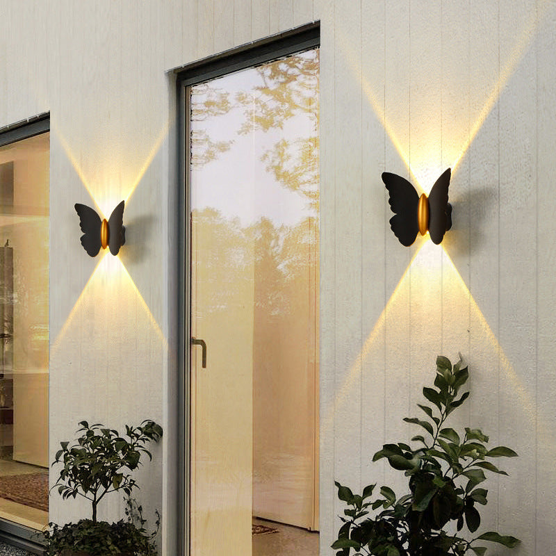 Butterfly Motion Sensor Wall Light